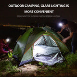 Mini 3w Cob Led Headlight 3 Modes Waterproof Headlamp Head Flashlight
