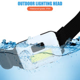 Mini 3w Cob Led Headlight 3 Modes Waterproof Headlamp Head Flashlight