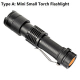 Mini Small Torch Handheld Powerful Led Tacticals Pocket Waterproof