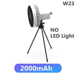 Multifunction Portable Electric Camping Fan Rechargeable Desktop