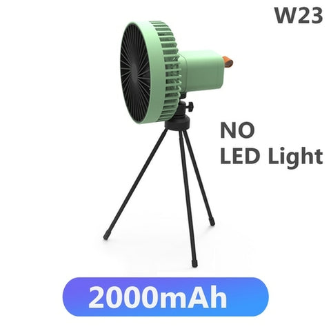 Multifunction Portable Electric Camping Fan Rechargeable Desktop