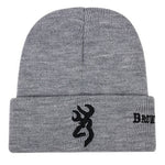 New BROWNING embroidery wool hat Fashion unisex warm ski hats autumn
