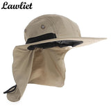 New Brand Chapeau Sun Hat for Man Sunshade Fishing Bucket Hat Summer