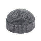 New Fashion Men's Beanie Winter Knit Hat Boy Skullcap Sailor Cap Cuffs