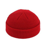 New Fashion Men's Beanie Winter Knit Hat Boy Skullcap Sailor Cap Cuffs