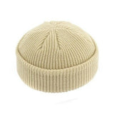 New Fashion Men's Beanie Winter Knit Hat Boy Skullcap Sailor Cap Cuffs