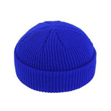 New Fashion Men's Beanie Winter Knit Hat Boy Skullcap Sailor Cap Cuffs