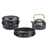 New Outdoor Camping Cookware Set Marching Utensils Tableware Cooking