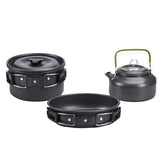 New Outdoor Camping Cookware Set Marching Utensils Tableware Cooking