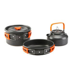 New Outdoor Camping Cookware Set Marching Utensils Tableware Cooking