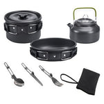 New Outdoor Camping Cookware Set Marching Utensils Tableware Cooking
