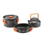 New Outdoor Camping Cookware Set Marching Utensils Tableware Cooking