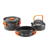 New Outdoor Camping Cookware Set Marching Utensils Tableware Cooking