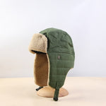 New classic Retro female Winter hat male trend fold velvet thicken