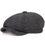 New mens Newsboy Cap Beret Hat Men Women wild Hats Tweed Gatsby