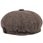 New mens Newsboy Cap Beret Hat Men Women wild Hats Tweed Gatsby