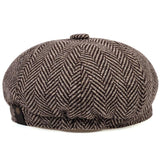 New mens Newsboy Cap Beret Hat Men Women wild Hats Tweed Gatsby
