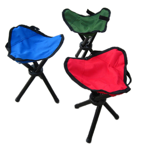 Outdoor Foldable Chair Tripod Triangular Folding Fishing Chairs for