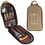 Outdoor Picnic Campping Cookware Set 8PCS Fork Knife Utensil Scissors