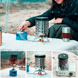 Outdoor Portable Heater Stoves Mini Stainless Steel Heating Cover Tent