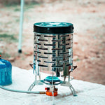 Outdoor Portable Heater Stoves Mini Stainless Steel Heating Cover Tent