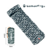 PACOONE Outdoor Camping Sleeping Pad Inflatable Mattress with Pillows