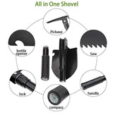 Portable Multi functional Military Tactical Folding Shovel+Compass for