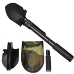 Portable Multi functional Military Tactical Folding Shovel+Compass for