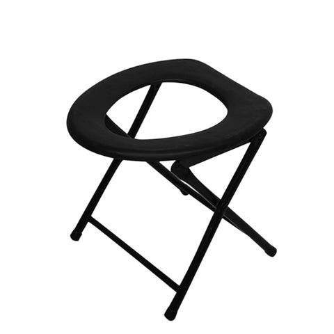 Portable Strengthened Foldable Toilet Chair Travel Camping Climbing