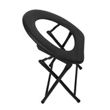 Portable Strengthened Foldable Toilet Chair Travel Camping Climbing