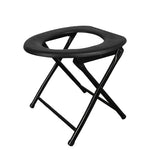 Portable Strengthened Foldable Toilet Chair Travel Camping Climbing