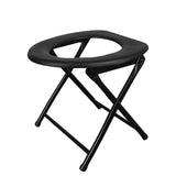 Portable Strengthened Foldable Toilet Chair Travel Camping Climbing