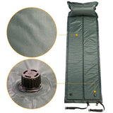Single Inflatable Sleeping Bed Outdoor Camping Mat Portable Roll Self