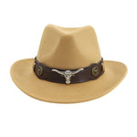Sombrero Hombre Winter Cowboy Hat Men & Women's Woven Western Cowboy