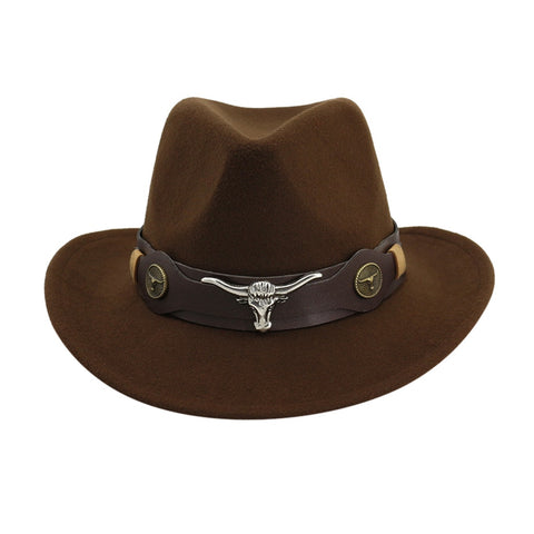 Sombrero Hombre Winter Cowboy Hat Men & Women's Woven Western Cowboy
