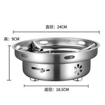 Stainless Steel Camping Solid Liquid Alcohol Stove Spirit Burner Stove