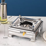 Stainless Steel Camping Solid Liquid Alcohol Stove Spirit Burner Stove