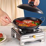 Stainless Steel Camping Solid Liquid Alcohol Stove Spirit Burner Stove