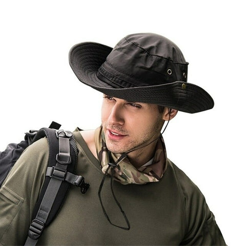 Sun Hat for Men Women, Summer Outdoor Sun Protection Wide Brim Bucket