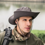 Sun Hat for Men Women, Summer Outdoor Sun Protection Wide Brim Bucket