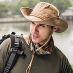 Sun Hat for Men Women, Summer Outdoor Sun Protection Wide Brim Bucket