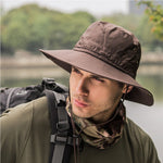 Sun Hat for Men Women, Summer Outdoor Sun Protection Wide Brim Bucket