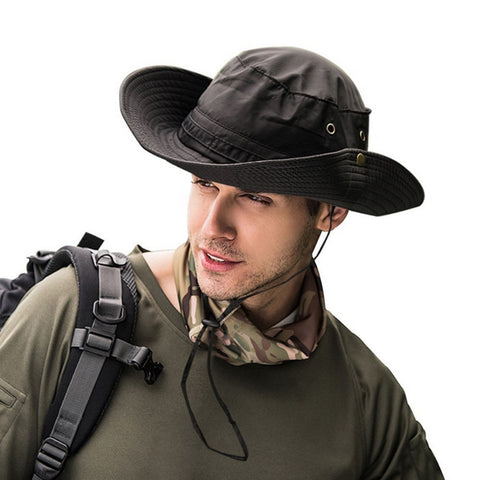 Sun Hat for Men Women, Summer Outdoor Sun Protection Wide Brim Bucket
