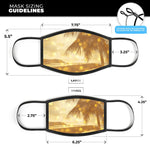 Sun-Kissed Day V1 - Made in USA Mouth Cover Unisex Anti-Dust Cotton