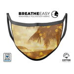Sun-Kissed Day V1 - Made in USA Mouth Cover Unisex Anti-Dust Cotton