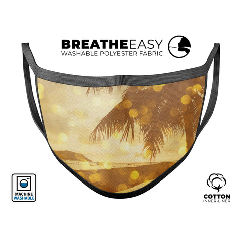 Sun-Kissed Day V1 - Made in USA Mouth Cover Unisex Anti-Dust Cotton
