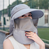Sun hat women's summer version of the Korean anti uv electric car big