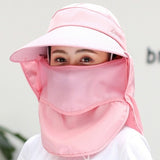 Sun hat women's summer version of the Korean anti uv electric car big