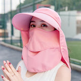 Sun hat women's summer version of the Korean anti uv electric car big