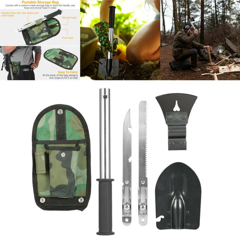 Survival Shovel Knife Axe Set  Tactical Camping Axe Military Shovel